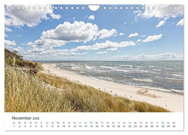 Produktbild: Bornholm - die K&uuml;sten der Ostseeinsel (Wandkalender 2026 DIN A4 quer), CALVENDO Monatskalender