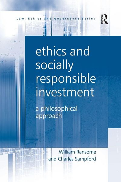 Produktbild: Ethics and Socially Responsible Investment