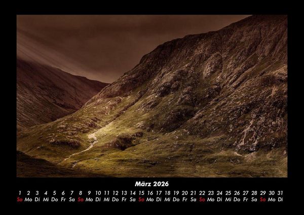 Produktbild: Landschaftskalender 2026 Fotokalender DIN A3