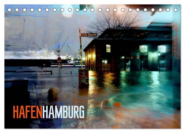 Hafen Hamburg (Tischkalender 2026 DIN A5 quer), CALVENDO Monatskalender