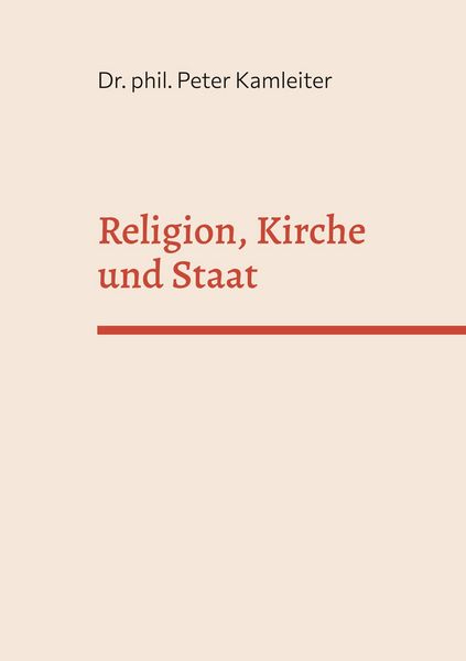 Produktbild: Religion, Kirche und Staat
