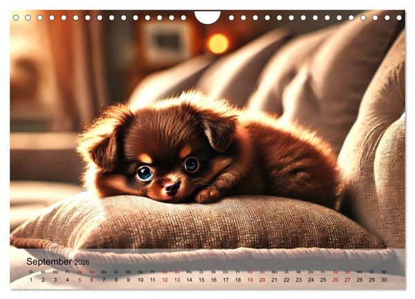 Produktbild: Chihuahua-Welpen &ndash; Kleine Wunder (Wandkalender 2026 DIN A4 quer), CALVENDO Monatskalender