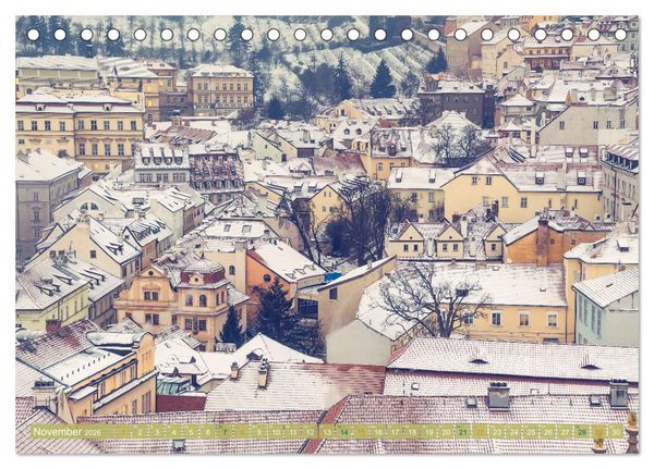Produktbild: Aussichten auf Prag (Tischkalender 2026 DIN A5 quer), CALVENDO Monatskalender