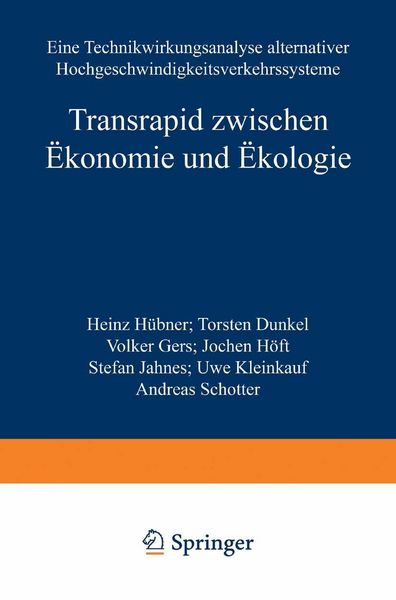 Produktbild: Transrapid zwischen &Ouml;konomie und &Ouml;kologie