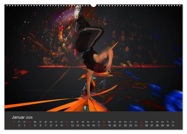 Produktbild: Break Dance B-boys & B-girls (Wandkalender 2026 DIN A2 quer), CALVENDO Monatskalender