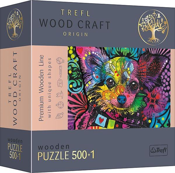 Produktbild: Bunter Welpe (Holzpuzzle)