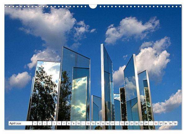 Produktbild: Gl&auml;serne Attraktionen - Glaskunst im Bayerischen Wald (Wandkalender 2026 DIN A3 quer), CALVENDO Monatskalender