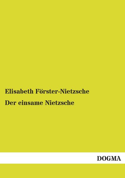Produktbild: Der einsame Nietzsche