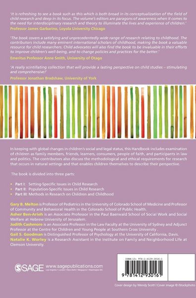 Produktbild: The SAGE Handbook of Child Research (First Edition)