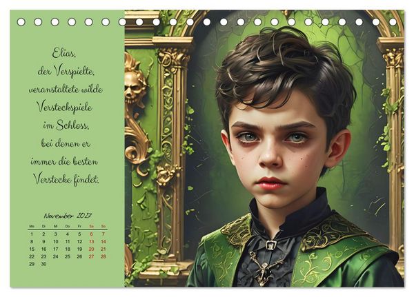 Produktbild: Mondkinder der Dunkelheit (Tischkalender 2027 DIN A5 quer), CALVENDO Monatskalender