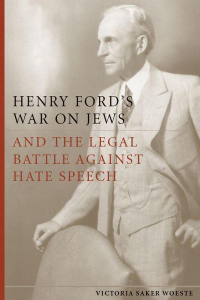 Produktbild: Henry Ford's War on Jews and the Legal Battle Against Hate Speech