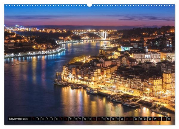Produktbild: Portugal - Von Porto bis zur Algarve (Wandkalender 2026 DIN A2 quer), CALVENDO Monatskalender