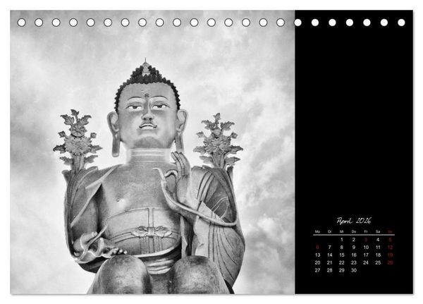 Produktbild: Worte des Buddha 2026 (Tischkalender 2026 DIN A5 quer), CALVENDO Monatskalender