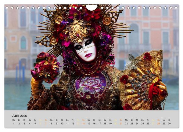 Produktbild: Venedigs Sch&ouml;nheiten (Wandkalender 2026 DIN A4 quer), CALVENDO Monatskalender