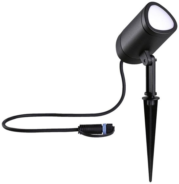 Produktbild: Paulmann 94849 Beleuchtungssystem Plug & Shine LED-Gartenstrahler LED 6.5W RGBW Anthrazit