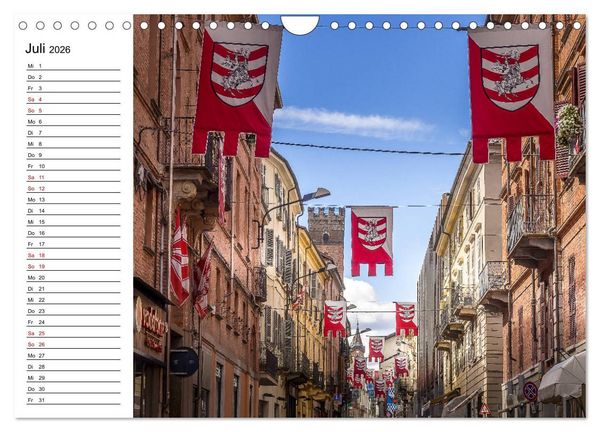 Produktbild: Piemont und Turin (Wandkalender 2026 DIN A4 quer), CALVENDO Monatskalender