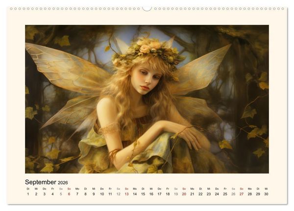 Produktbild: Feenglanz (Wandkalender 2026 DIN A2 quer), CALVENDO Monatskalender