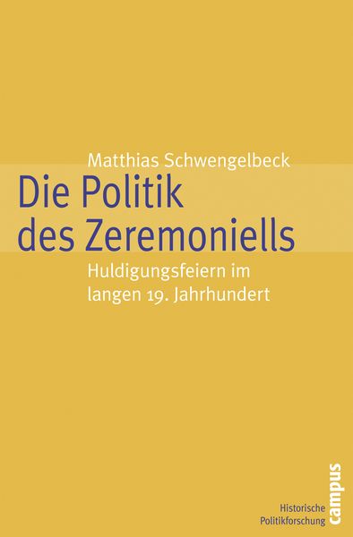 Produktbild: Die Politik des Zeremoniells