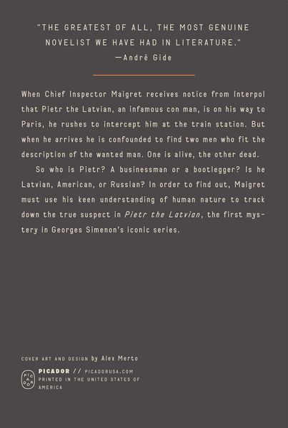 Produktbild: Pietr the Latvian (Inspector Maigret)