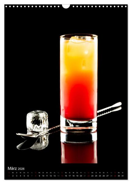 Produktbild: Cocktails und Longdrinks (Wandkalender 2026 DIN A3 hoch), CALVENDO Monatskalender