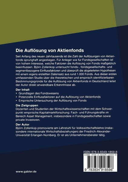 Produktbild: Die Aufl&ouml;sung von Aktienfonds