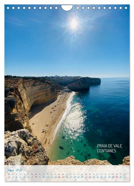 Produktbild: Algarve Traumhaft & farbenfroh (Wandkalender 2026 DIN A4 hoch), CALVENDO Monatskalender