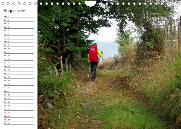 Produktbild: Jakobsweg - Camino San Salvador (Wandkalender 2022 DIN A4 quer)