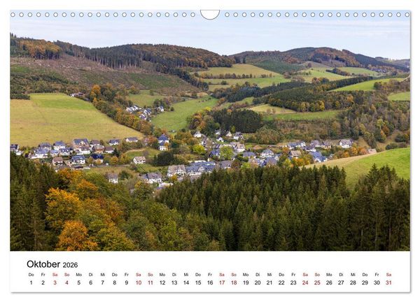 Produktbild: Westfeld-Ohlenbach im Wechsel der Jahreszeiten (Wandkalender 2026 DIN A3 quer), CALVENDO Monatskalender