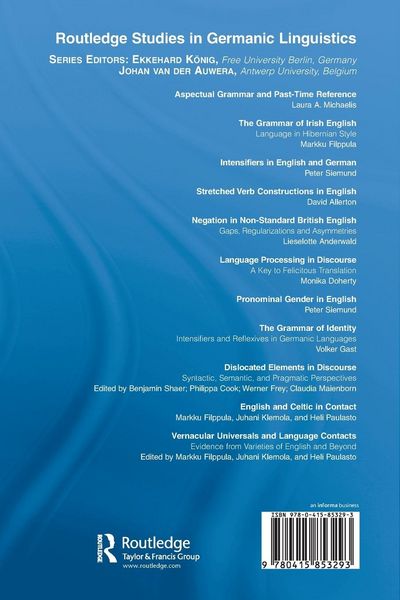 Produktbild: Vernacular Universals and Language Contacts