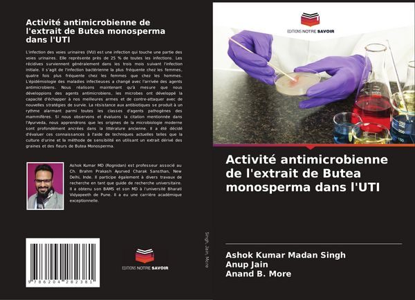 Produktbild: Activit&eacute; antimicrobienne de l'extrait de Butea monosperma dans l'UTI