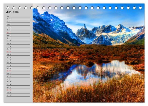 Produktbild: Argentinien - Impressionen (Tischkalender 2026 DIN A5 quer), CALVENDO Monatskalender