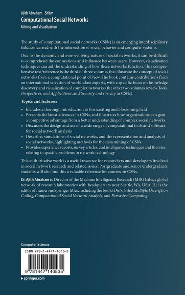 Produktbild: Computational Social Networks