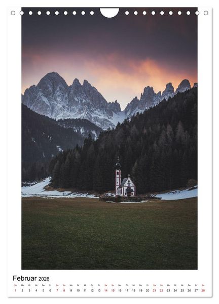 Produktbild: Alpenblicke - Ein Jahr in den Alpen (Wandkalender 2026 DIN A4 hoch), CALVENDO Monatskalender