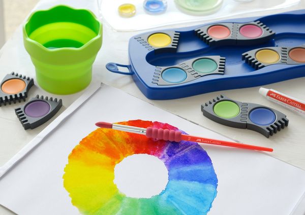 Produktbild: Faber-Castell Wasserbecher Clic&Go hellgr&uuml;n