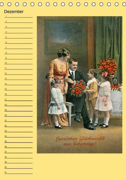 Produktbild: Gl&uuml;ckw&uuml;nsche von anno dazumal (Tischkalender immerw&auml;hrend DIN A5 hoch)