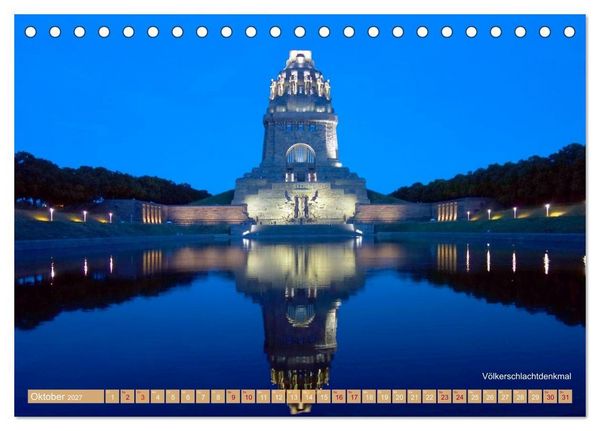 Produktbild: Mein Leipzig lob ich mir... (Tischkalender 2027 DIN A5 quer), CALVENDO Monatskalender