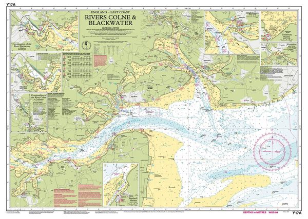 Produktbild: Y17A The Rivers Colne and Blackwater, Imray Chart