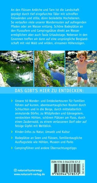 Produktbild: Naturzeit mit Kindern: Tal der Ardeche und Cevennen