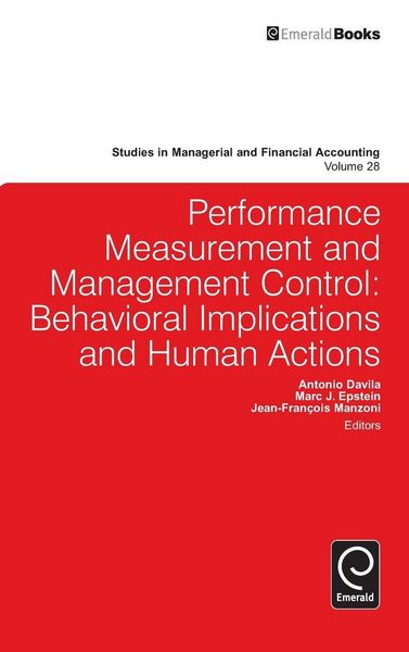 Produktbild: Performance Measurement and Management Control