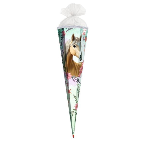 Produktbild: Motivschult&uuml;te 85 cm, Pferd Bella, Glitzerborte