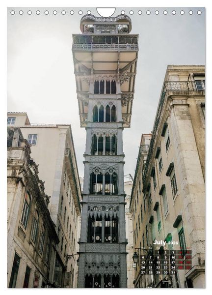 Produktbild: Cityscapes of Lisbon (Wall Calendar 2026 DIN A4 portrait), CALVENDO 12 Month Wall Calendar