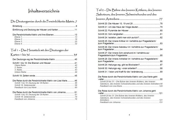 Produktbild: Die Deutung der Pers&ouml;nlichkeits-Matrix mit Lenormandkarten