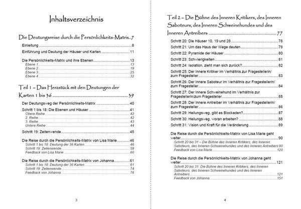Produktbild: Die Deutung der Pers&ouml;nlichkeits-Matrix mit Lenormandkarten
