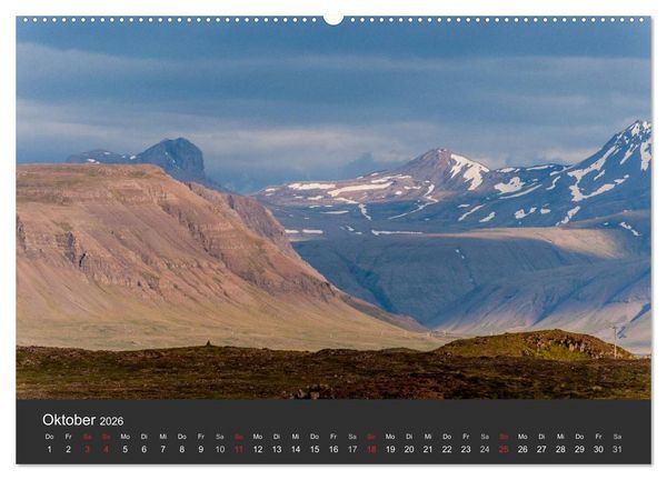 Produktbild: Island Highlights (hochwertiger Premium Wandkalender 2026 DIN A2 quer), Kunstdruck in Hochglanz