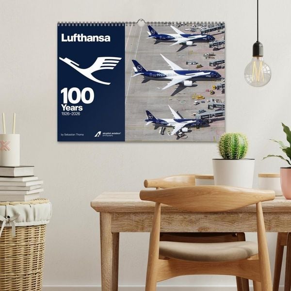 Produktbild: Lufthansa 100 Years (Wandkalender 2027 DIN A3 quer), CALVENDO Monatskalender