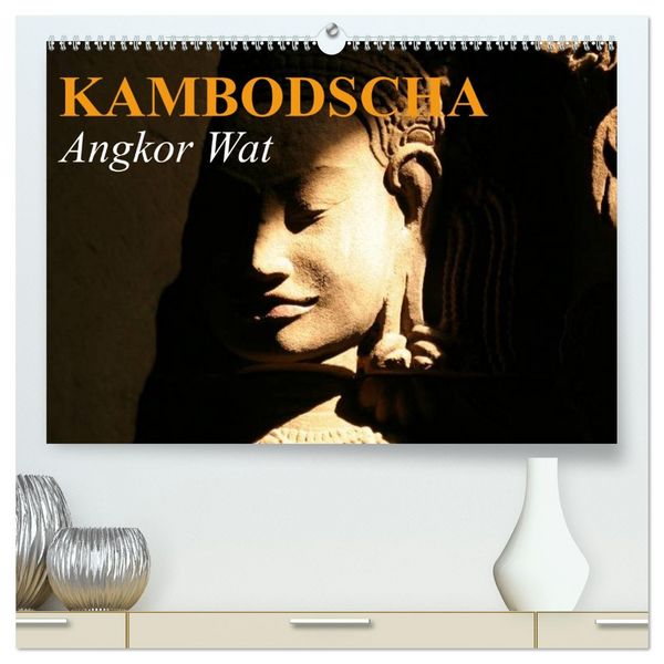 Kambodscha • Angkor Wat (hochwertiger Premium Wandkalender 2026 DIN A2 quer), Kunstdruck in Hochglanz
