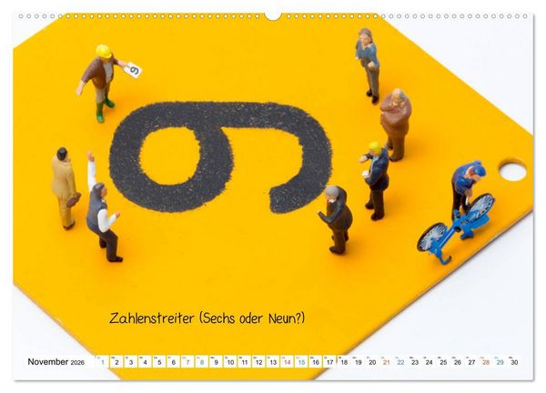 Produktbild: Chair-Sharing ... und andere Mini-Welten (Wandkalender 2026 DIN A2 quer), CALVENDO Monatskalender