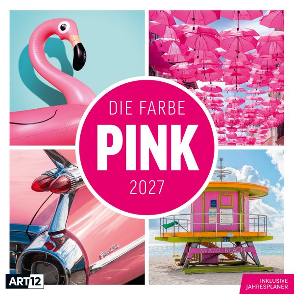 Produktbild: Die Farbe Pink Kalender 2027 - 30x30 - Art12