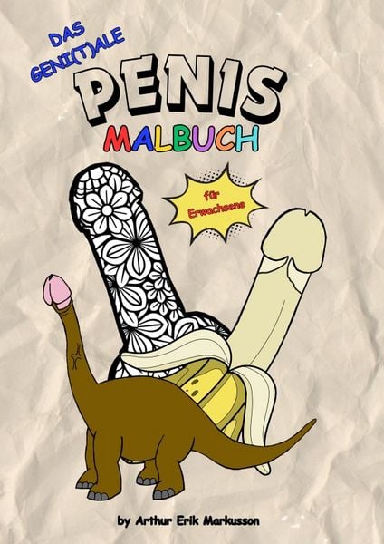 Produktbild: Das geni(t)ale Penis Malbuch
