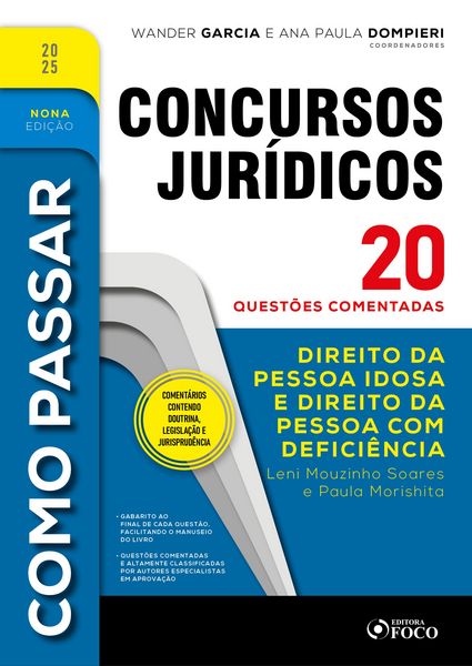 Produktbild: Como Passar em Concursos Jur&iacute;dicos - 9&ordf; Ed - 2025